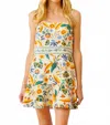 Gilner Farrar Floral Mini Dress In Peruvian Lily In Pattern
