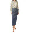 Gilner Farrar Florence Long Sleeve Blouse In Cotswald Print In Multi