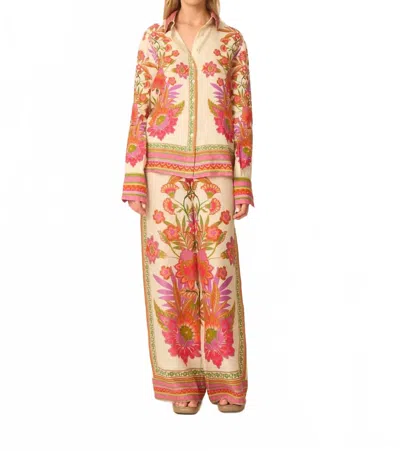 Gilner Farrar Haylo Blouse In Provence Print In Multi