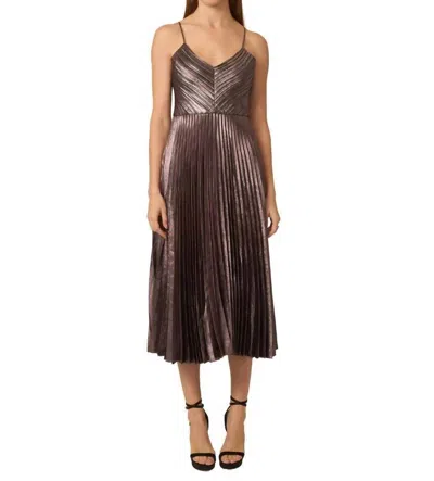 Gilner Farrar Indie Midi Dress In Silver