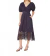 Gilner Farrar Kayson Midi Dress In Navy In Blue