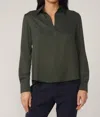 Gilner Farrar Arabella Blouse In Hunter Green In Green
