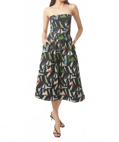 Gilner Farrar Luanna Dress In Black Forest In Multi