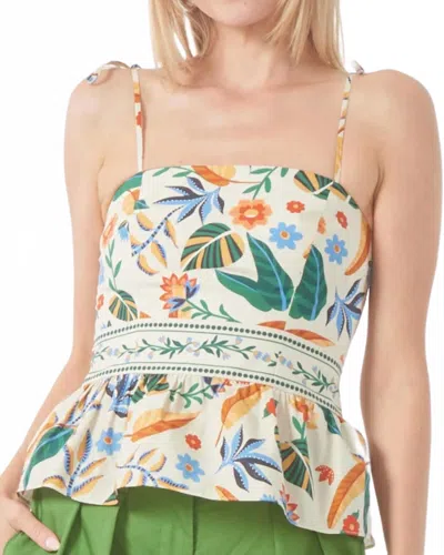 Gilner Farrar Lyra Top In Peruvian Lily In Multi
