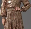 Gilner Farrar Mabel Blouse In Venetian In Brown