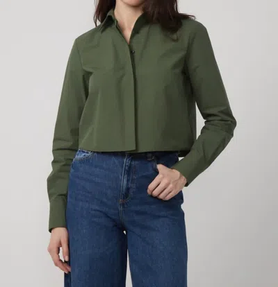 Gilner Farrar Madilyn Blouse In Dark Green