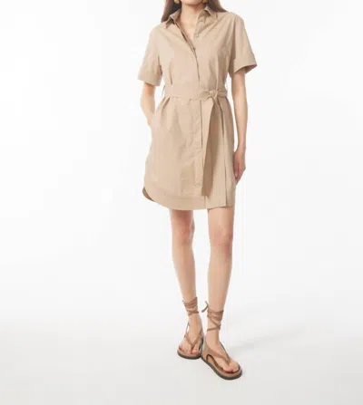 Gilner Farrar Marlee Mini Dress In Beige