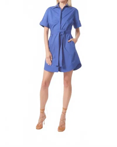 Gilner Farrar Marlee Mini Dress In Blue