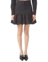 Gilner Farrar Maxine Mini Skirt In Black In Black