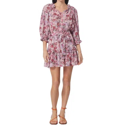 Gilner Farrar Mel Dress In Monet Garden Print In Multi