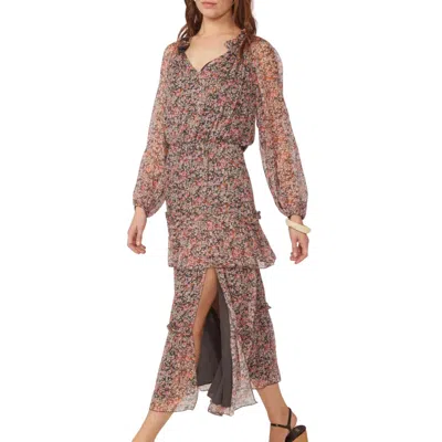 Gilner Farrar Mellissa Maxi Dress In Dusty Rose In Brown