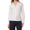 Gilner Farrar Naomi Blouse In White In White