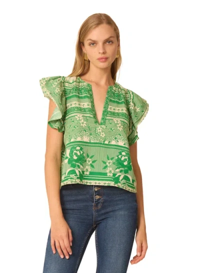 Gilner Farrar Orla Blouse In Blue