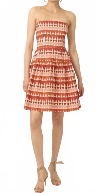 Gilner Farrar Palma Dress In Wild Hearts In Brown