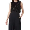 Gilner Farrar Piper Sleeveless Top In Black In Black