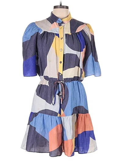 Pre-owned Gilner Farrar Romper In Blue