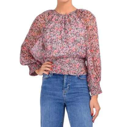 Gilner Farrar Stacey Blouse In Dusty Rose