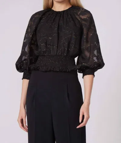 Gilner Farrar Stacey Blouse In Gilded Flower In Multi