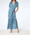 Gilner Farrar Floral Printed Maxi Dress In Cottage Gard