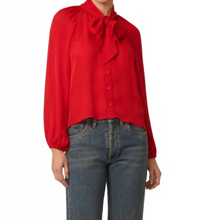 Gilner Farrar Tiffany Blouse In Red
