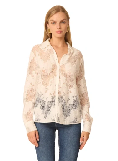 Gilner Farrar Troy Blouse In White