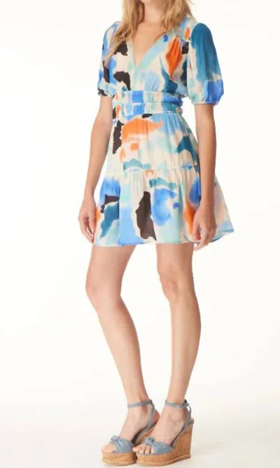 Gilner Farrar Vanessa Dress In Matisse Print In Multi
