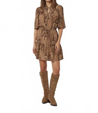Gilner Farrar Women's Adelyn Dress In Khaki Paisley In Neutral