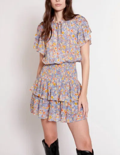 Gilner Farrar Zoe Dress In Scattered Flowers In Multi
