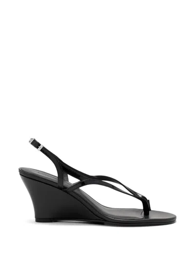 Gimaguas 75mm Leather Heeled Sandals In Black
