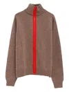 Gimaguas Alonso Zip-up Cardigan In Brown