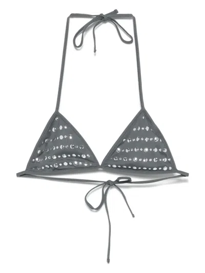 Gimaguas Aro Bikini Top In Grey