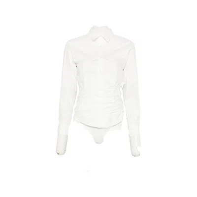 Gimaguas Ashley Wrap-waist Shirt In White