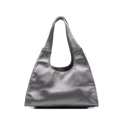 Gimaguas Curved-handle Tote Bag In Silver