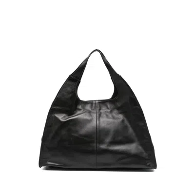 Gimaguas Leather Tote Bag In Black