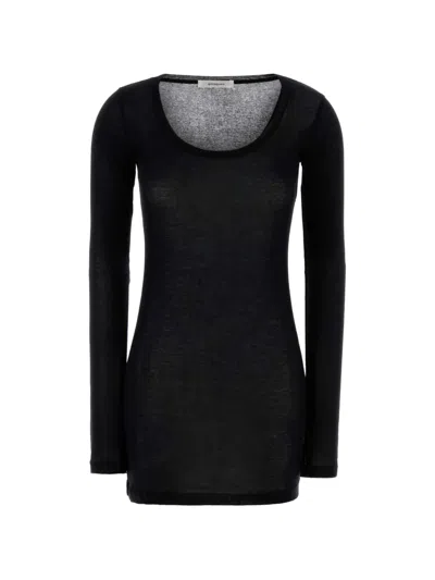 Gimaguas Bahamon Long-sleeve Mini Dress In Black