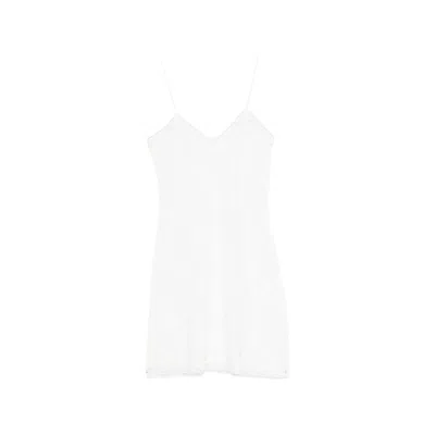 Gimaguas Beatrice Lace-trim Mini Dress In Red