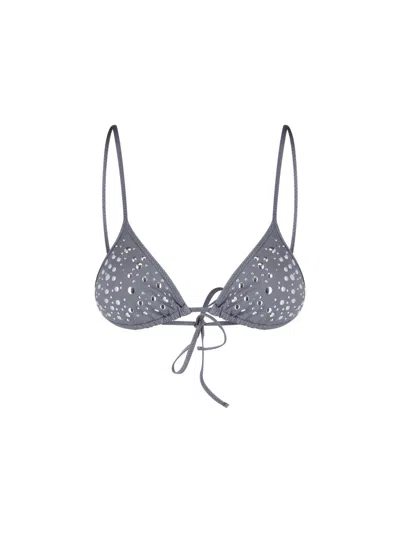 Gimaguas Bikini Top Gaia In Gray