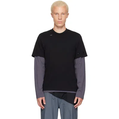 Gimaguas ブラック＆グレー Ricardo Tシャツ In Black