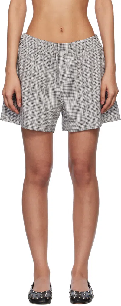 Gimaguas Black & White Boxers Shorts In Black/white