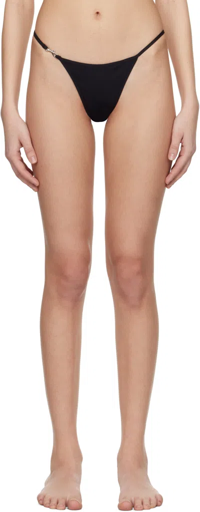 Gimaguas Black Carolina Thong Bikini Bottom
