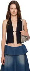Gimaguas Black Mia Buckle Top In Black