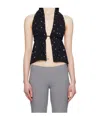 Gimaguas Ssense Exclusive Black Mia Top In Black