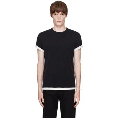 Gimaguas ブラック Roman Tシャツ In Black