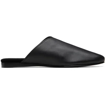 Gimaguas Leather Slip-on Mules In Black