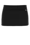 Gimaguas Minigonna Carolina In Nylon Stretch Nero Donna In Black