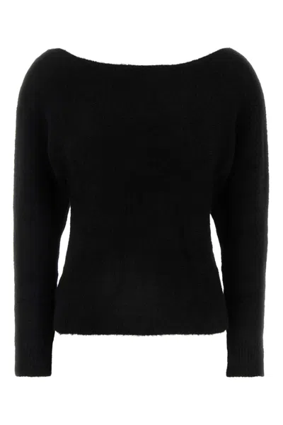 Gimaguas Black Stretch Wool Blend Sophie Sweater