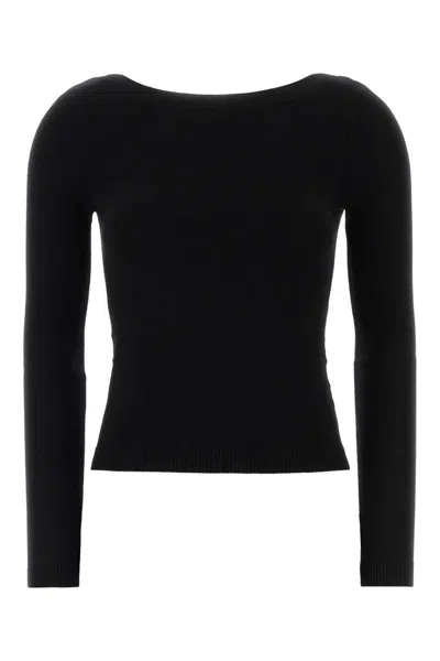 Gimaguas Black Viscose Blend Natalie Sweater