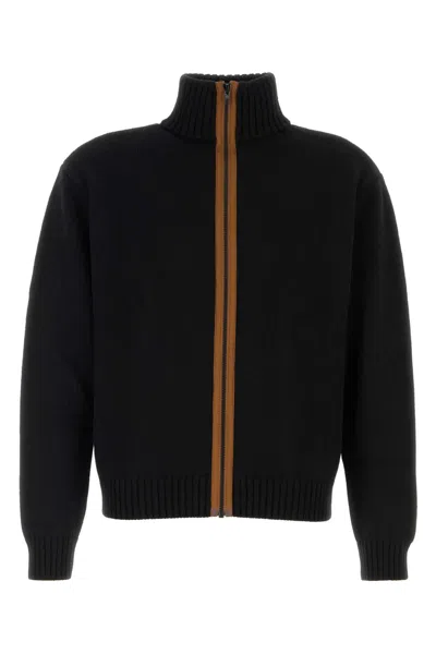 Gimaguas Black Wool And Acrylic Alonso Cardigan