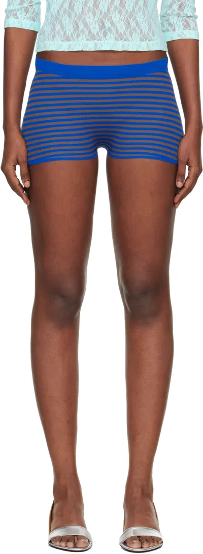 Gimaguas Blue & Brown Camu Shorts