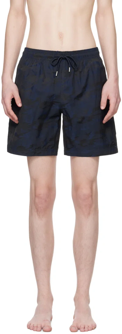 GIMAGUAS BLUE CAMOUFLAGE SWIM SHORTS
